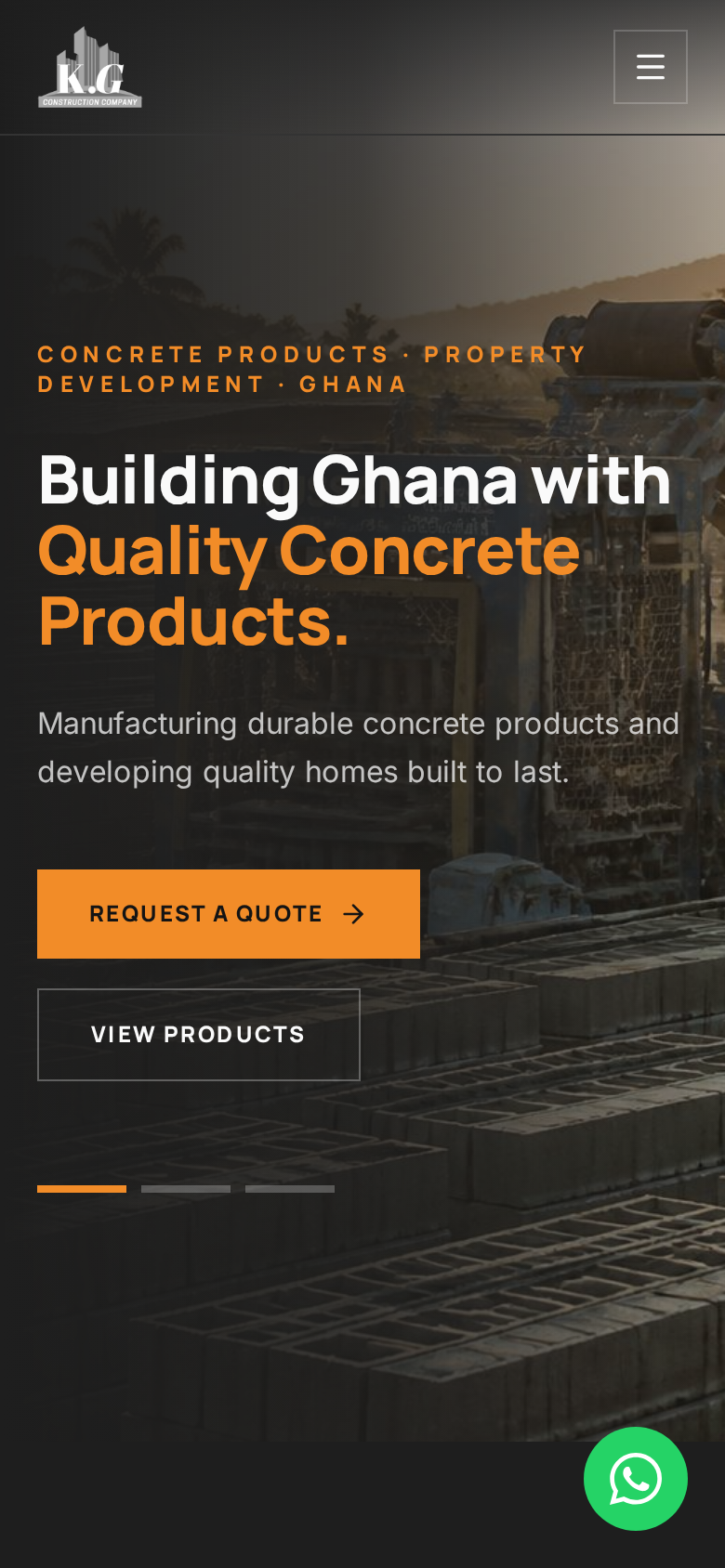 K.G CONSTRUCTION COMPANY screenshot 3