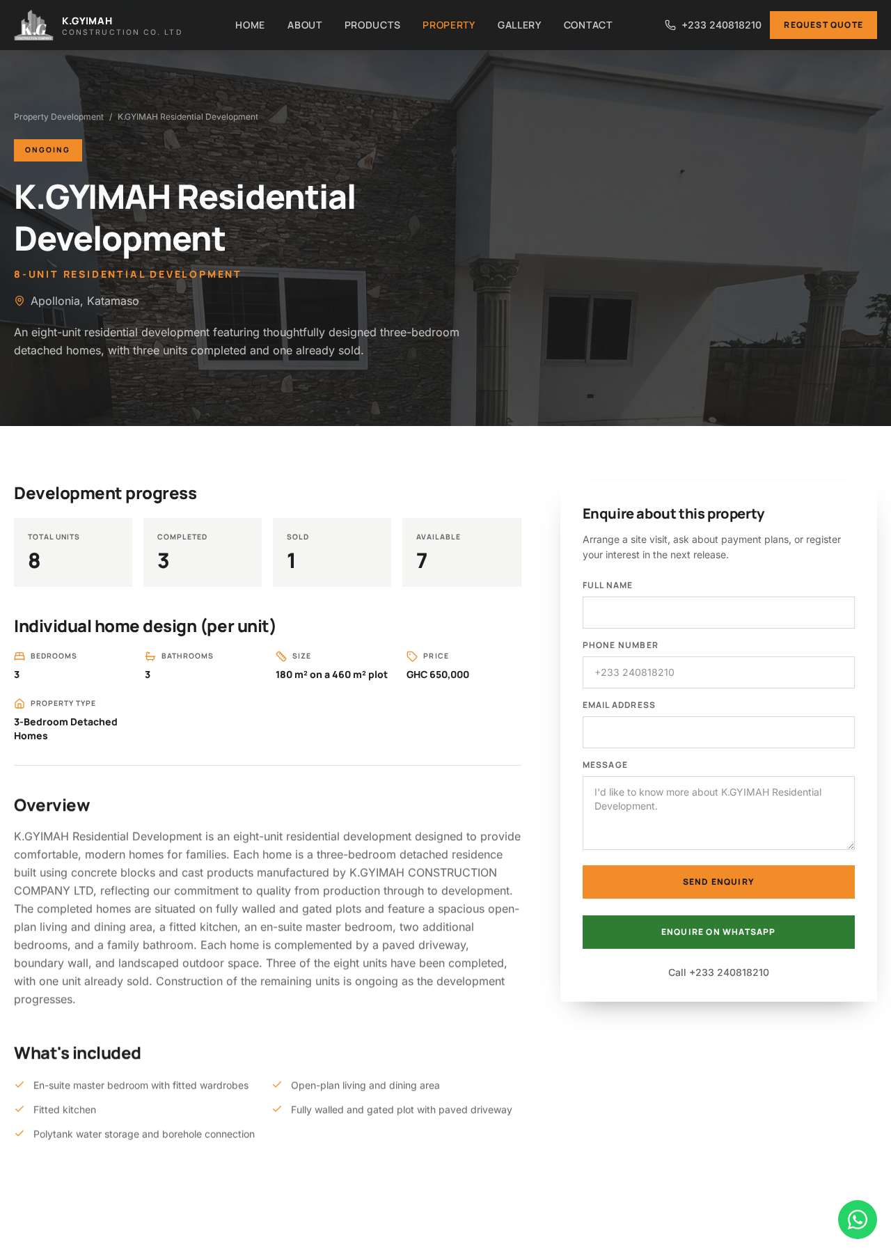 K.G CONSTRUCTION COMPANY screenshot 2